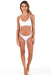 Xahara Activewear Swim KoKo Swim Crop - White